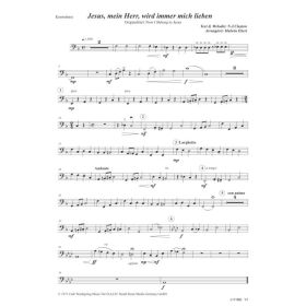 Produktbild des Artikels Jesus, mein Herr, wird immer mich lieben / Now I Belong To Jesus (Kontrabass) (Noten - Download)