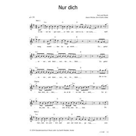 Produktbild des Artikels Nur dich (Noten - Download)