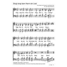 Produktbild des Artikels Singt singt dem Herrn ein Lied / Sing! Make A Joyful Sound (Noten - Download)