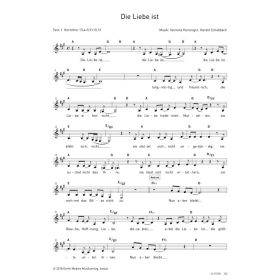 Produktbild des Artikels Noten - Download Die Liebe ist