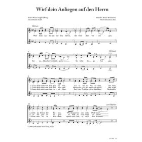 Produktbild des Artikels Noten - Download Wirf dein Anliegen auf den Herrn