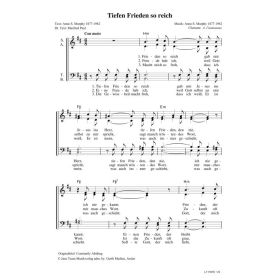 Produktbild des Artikels Noten - Download Tiefen Frieden so reich / Constantly Abiding