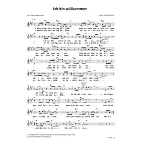 Produktbild des Artikels Noten - Download Ich bin willkommen