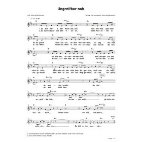 Produktbild des Artikels Noten - Download Ungreifbar nah