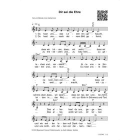 Produktbild des Artikels Noten - Download Dir sei die Ehre