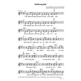 Produktbild des Artikels Noten - Download Hoffnung lebt