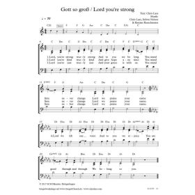 Produktbild des Artikels Noten - Download So groß / Lord Your Strong