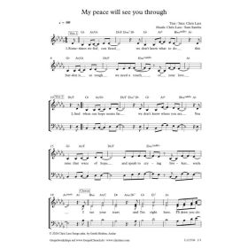 Produktbild des Artikels My Peace Will See You Through (Noten - Download)