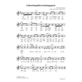 Produktbild des Artikels Noten - Download Geburtstagsüberraschungsparty