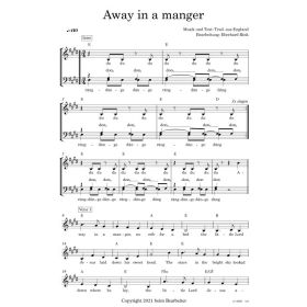 Produktbild des Artikels Noten - Download Away In A Manger