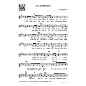 Produktbild des Artikels Noten - Download Licht am Horizont