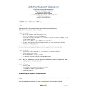 Produktbild des Artikels Noten - Download Auf dem Weg nach Bethlehem (Szenentexte)