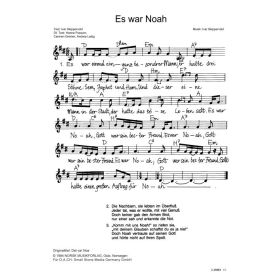 Produktbild des Artikels Es war Noah / Det var Noah (Noten - Download)