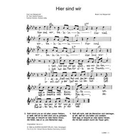Produktbild des Artikels Hier sind wir / Her er vi (Noten - Download)
