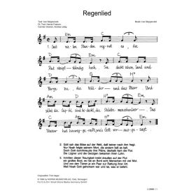 Produktbild des Artikels Regenlied / Förti dager (Noten - Download)