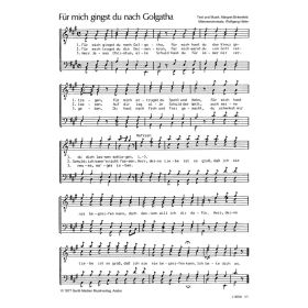 Produktbild des Artikels Für mich gingst du nach Golgatha (Noten - Download)