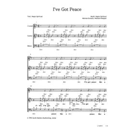 Produktbild des Artikels Noten - Download I've Got Peace