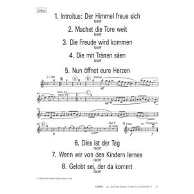 Produktbild des Artikels Gelobt sei, der da kommt (OBOE) (Noten - Download)