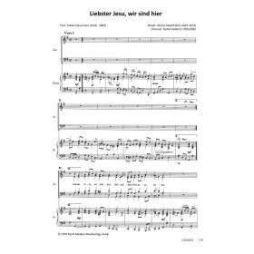 Produktbild des Artikels Noten - Download Liebster Jesu, wir sind hier