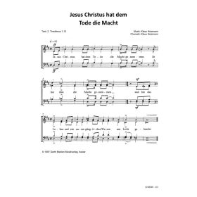 Produktbild des Artikels Noten - Download Jesus Christus hat dem Tode die Macht
