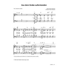 Produktbild des Artikels Noten - Download Aus dem Grabe auferstanden