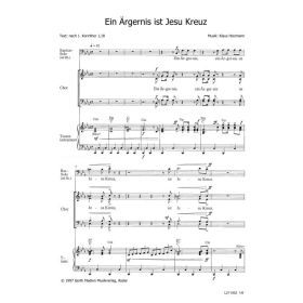 Produktbild des Artikels Ein Ärgernis ist Jesu Kreuz (Noten - Download)