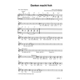 Produktbild des Artikels Noten - Download Danken macht froh