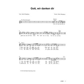 Produktbild des Artikels Noten - Download Gott, wir danken dir