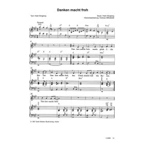 Produktbild des Artikels Noten - Download Danken macht froh