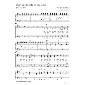 Produktbild des Artikels Noten - Download Doch das Größte ist die Liebe