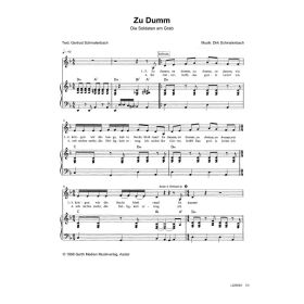 Produktbild des Artikels Zu dumm (Noten - Download)