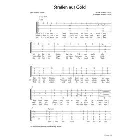 Produktbild des Artikels Noten - Download Straßen aus Gold