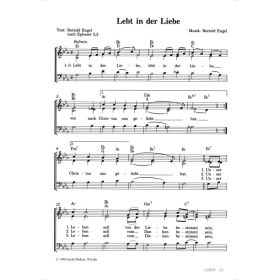 Produktbild des Artikels Noten - Download Lebt in der Liebe