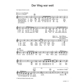 Produktbild des Artikels Der Weg war weit (Noten - Download)