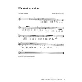 Produktbild des Artikels Wir sind so müde (Noten - Download)