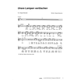 Produktbild des Artikels Noten - Download Unsre Lampen verlöschen