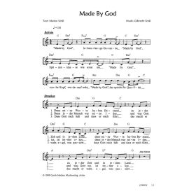 Produktbild des Artikels Made By God (Noten - Download)