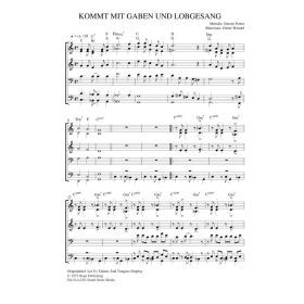 Produktbild des Artikels Noten - Download Kommt mit Gaben und Lobgesang / Let Us Talents And Tongues Employ