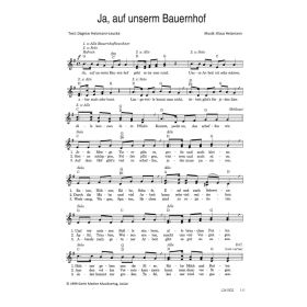 Produktbild des Artikels Ja, auf unserm Bauernhof (Noten - Download)