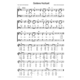 Produktbild des Artikels Noten - Download Goldene Hochzeit