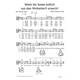 Produktbild des Artikels Wenn die Sonne endlich aus dem Wolkenbett erwacht (Noten - Download)