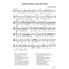Produktbild des Artikels Noten - Download Kellermeister, bring den Wein