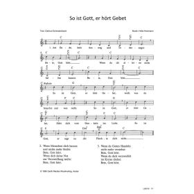 Produktbild des Artikels Noten - Download So ist Gott, er hört Gebet