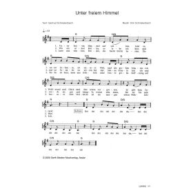 Produktbild des Artikels Noten - Download Unter freiem Himmel