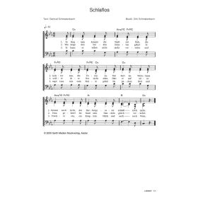 Produktbild des Artikels Schlaflos (Noten - Download)