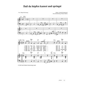 Produktbild des Artikels Noten - Download Dass du hüpfen kannst und springst