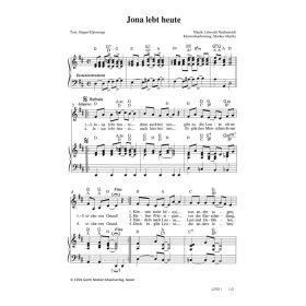 Produktbild des Artikels Noten - Download Jona lebt heute