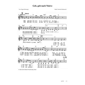 Produktbild des Artikels Noten - Download Geh, geh nach Ninive