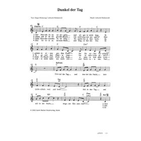 Produktbild des Artikels Noten - Download Dunkel der Tag