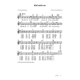 Produktbild des Artikels Noten - Download Ruf mich an